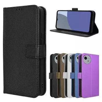 Флип-чехол для Sharp Aquos wish4 Leather Case [Flip Vintage Leather] Ударопрочный прочный ретро-чехол для телефона for Sharp Aquos wish4 чёрный