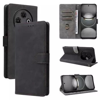 Флип-чехол для Tecno Spark 30C 4G из искусственной кожи с полной защитой корпуса [блокировка RFID] Чехол для телефона for Tecno Spark 30C 4G чёрный