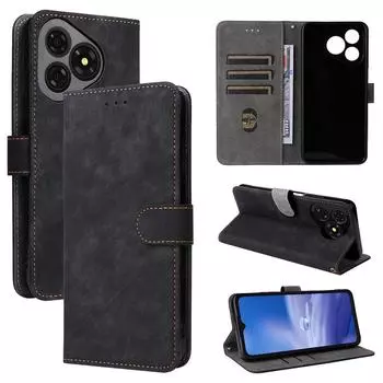 Флип-чехол для Ulefone Note 19 PU чехол для телефона полная защита корпуса противоударный с [блокировкой RFID] for Ulefone Note 19 чёрный