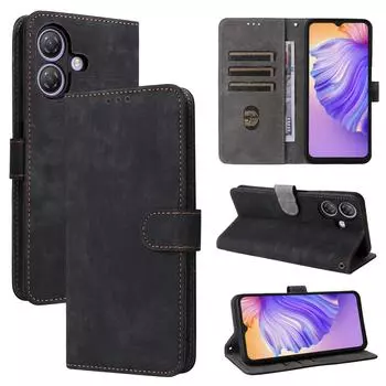 Флип-чехол для Ulefone Note 21 из искусственной кожи с полной защитой корпуса [с блокировкой RFID] for Ulefone Note 21 чёрный