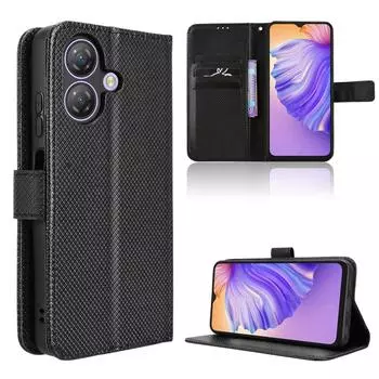 Флип-чехол для Ulefone Note 21 кожаный чехол [Flip Vintage Leather] кошелек противоударный прочный ретро-чехол для телефона for Ulefone Note 21 чёрный