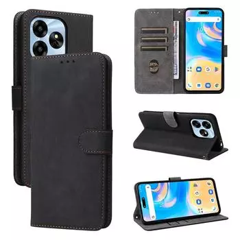 Флип-чехол для [Umidigi G6 5G] Чехол для телефона из искусственной кожи с полной защитой корпуса [блокировка RFID] Чехол-кошелек for Umidigi G6 5G чёрный