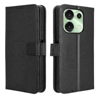 Флип-чехол для Umidigi G9/G9C/G9T/G9A кожаный чехол [Flip Vintage Leather] ударопрочный прочный ретро-чехол Umidigi G9/G9C/G9T/G9A чёрный