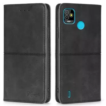 Флип-чехол-кошелек для Tecno Spark 10 Pro 10C 8C Pova Neo2 Infinix Hot 12i 30i 20i Note 30 Pro Itel Vision 1, чехол из искусственной кожи, кобура с отделением для карт, бампер, чехол Infinix Hot 10 Lite/Smart 5 (X657) чёрный
