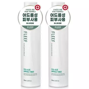 Flip Cica-Aloe Ampoule Toner, 200ml, 2 units