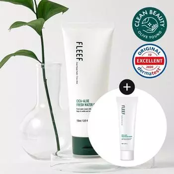 Flip Cica-Aloe Fresh Увлажняющий крем 150 мл специальный набор (+50 мл бесплатно), Корейская косметика