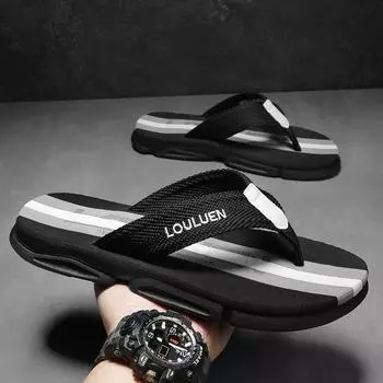 Flip-flops men s 2025 new summer wear seaside wading casual pinch slippers new men s drag 39