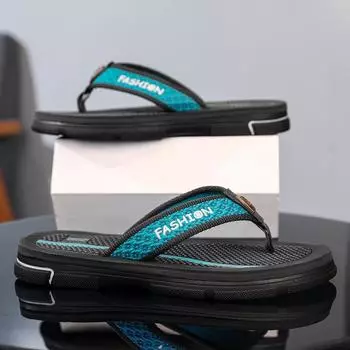 Flip-flops men s 2025 summer new breathable casual non-slip slippers classic foot-pinching cool slippers Flip-flops 38