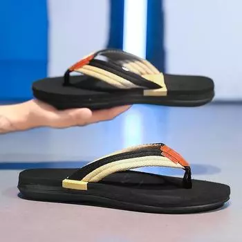 Flip-flops men s high-end casual Vietnamese slippers trendy outdoor beach home FLIP-flops 39