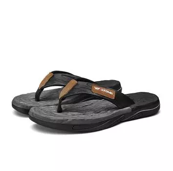 Flip-flops men s Korean version of Vietnamese slippers men s toe-toe drag beach shoes quality sandals Flip-flops 39