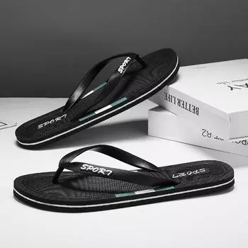 Flip-flops men s pinch feet high sense Vietnam high value Korean version open-toed slippers rubber sole quality summer men s drag 39