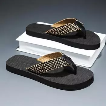 Flip-flops men s summer Vietnamese slippers men s pinch slippers beach shoes sandals tide Flip-flops 39