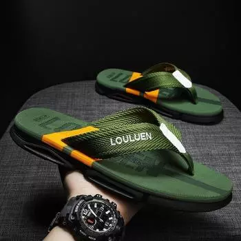 Flip-flops men s summer wear deodorant sandals sports non-slip and wear-resistant Vietnamese beach rubber sandals 39
