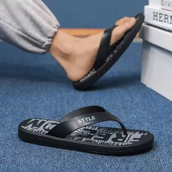 Flip-flops men s summer wear non-slip soft-soled slippers men s outdoor leisure sports Vietnam beach sandals 39