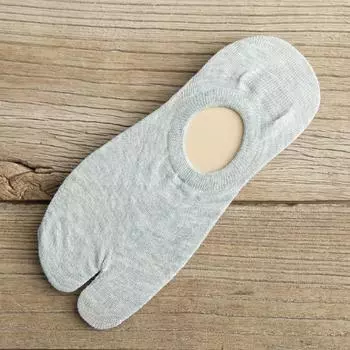 Flip Flops Soft Women Men Japanese Style Summer Short Tube Hosiery Two Finger Socks Split Toe Socks