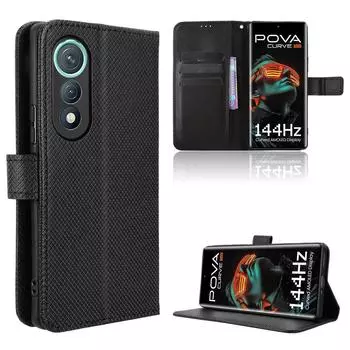 Флип-кейсы для Tecno Pova Curve из искусственной кожи, полная защита корпуса, противоударные, прочные, ретро чехол для телефона for Tecno Pova Curve