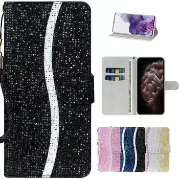 Чехол-кошелек с откидным чехлом для iPhone 15, 14, 13, 12, 11 Pro Max XR Saamsung S24 S23 S22 S21 A55 A35 A15 A54 A34 A24 A14 A33 Redmi 10 Note 11 10 iPhone 14 Pro Max золотой