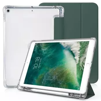 Флип кожаный чехол для iPad Pro 11, чехол-карандаш для iPad 10 10,9 2022 Air45 10,9 Mini 5/6 10,2 10,5 дюймов, мягкая задняя противоударная крышка из ТПУ