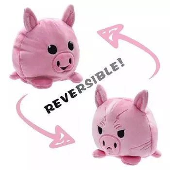 Флип-плюшевая игрушка-кукла, милая кукла, плюшевая игрушка, двусторонняя двусторонняя кукла, меняющая лицо, 10 см