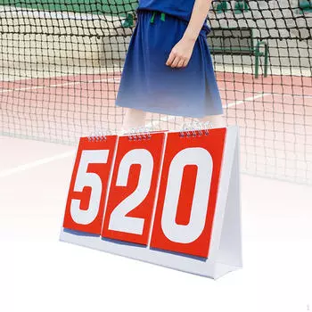 Флип-табло Score Flipper 3 цифры Scorekeeper Keeper для волейбола красный
