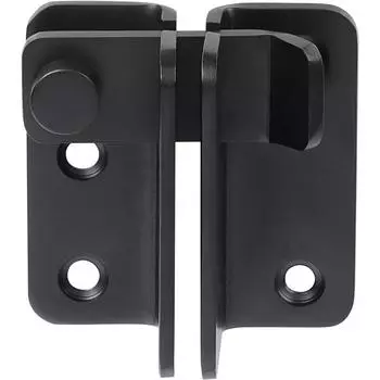 Флип-защелка, защелки для ворот, защелка для скользящего болта, защелка для безопасной двери, защелка для шкафа, клетки для домашних животных, сада, ванной комнаты, гаража, окна, раздвижной двери Small серебряный