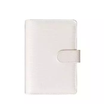 Флипчарт с узором «макарон» под крокодила А5/А6, дневник, планировщик, карточная книга, канцелярские принадлежности A6 коричневый