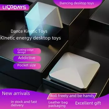 Flipo Flip Desktop Кинетическая Энергия Декомпрессионная Вибрато Гироскоп Игрушка Transparent Jewelry Bag
