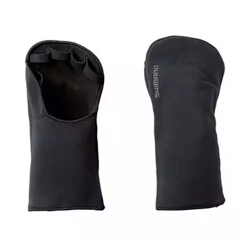 Флисовая грелка для рук Shimano Gore-Tex Windstopper Plus, черная GL-033W XL