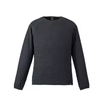 Флисовая кофта для скалолазания Through Warm Crew MIV02059 S [Millet] [Унисекс] Черный-Нуар (НОВЫЙ ЛОГОТИП)