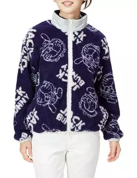 Флисовая кофта JQ Boa 0 [Jack Bunny] женская [коллаборация Doraemon] [Doraemon] / 263-2242024 130_Turquoise [S]