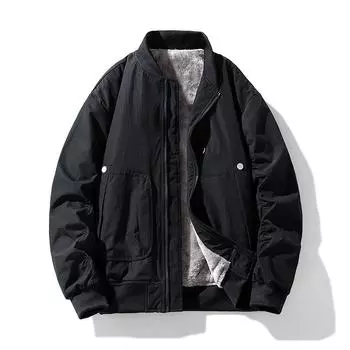 Флисовая куртка большого размера для мужчин, плотный хлопок, теплая и объемная, водонепроницаемая 8XL