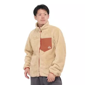 Флисовая куртка Bonding Fleece Jacket бежевый L [Chums] Мужская бежевый