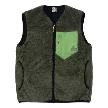 Флисовая куртка Bonding Fleece No Collar Vest Olive XL [Chums] Мужская оливковый