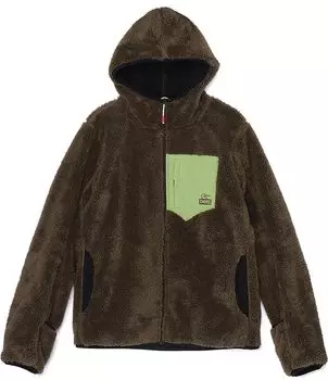 Флисовая куртка Bonding Fleece Zip Parka Olive XL [Chums] Мужская оливковый