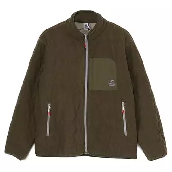 Флисовая куртка Booby Stitch Флисовая куртка Olive S [Chums] Мужская оливковый