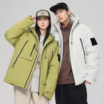 Флисовая куртка для пары, утепленная ветрозащитная водонепроницаемая куртка с хлопковой подкладкой, спортивная куртка для активного отдыха, альпинистский костюм, куртка для всадника с хлопковой подкладкой S чёрный