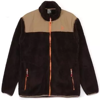 Флисовая куртка Elmo Fleece Jacket L [Chums] Мужская коричневая/бежевая