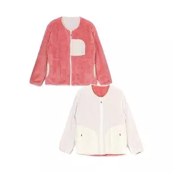 Флисовая куртка Elmo Fleece Reversible Blouson 2XL [Chums] мужская розовая/белая