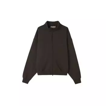 Флисовая куртка Fear of God Essentials с воротником на молнии Верхняя одежда унисекс Off-Black FOG-FW22-498 XXS