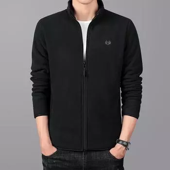Флисовая куртка мужская флисовая куртка мужская верхняя куртка верхняя одежда весна осень зима двухсторонняя утолщенная толстовка кардиган M