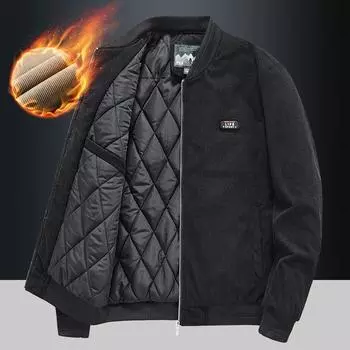 Флисовая куртка мужская осенне-зимняя верхняя часть новая повседневная куртка мужская одежда M