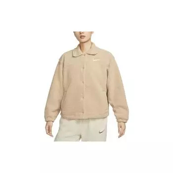 Флисовая куртка Nike Sportswear с однобортным воротником Женская верхняя одежда Maize FB8708-200 M