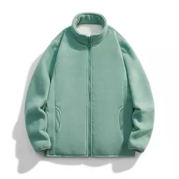 Флисовая куртка осень-зима спортивная флисовая куртка для мужчин и женщин толстовка с капюшоном с флисом и флисовое толстое флисовое парное пальто M