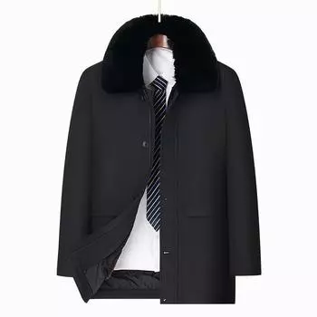 Флисовая куртка-пуховик Take-off Liner для пап среднего и пожилого возраста, утепленная куртка, утолщенная и увеличенная куртка, зимняя теплая куртка Parker, утепленная куртка 175