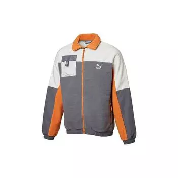 Флисовая куртка Puma с отложным воротником Мужские куртки салатовый 596731-37 L