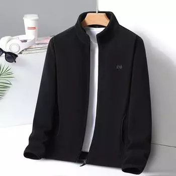 Флисовая куртка Rocker, мужская флисовая куртка, утепленный свитер, удобная мужская куртка для людей среднего и пожилого возраста, теплая мужская куртка большого размера M