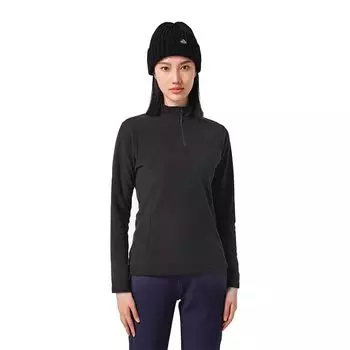 Флисовая куртка с застежкой-молнией на половину длины, внутренняя часть, длинная, для холодной погоды, зима [PELLIOT] Женская куртка, толстовка, молния, флис, рукава, женская майка, одежда, Excursion,