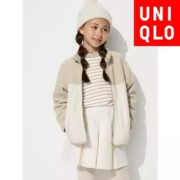 Флисовая куртка Uniqlo Japan на молнии 09 BLACK/100