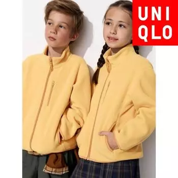 Флисовая куртка Uniqlo Japan на молнии 57 OLIVE/100