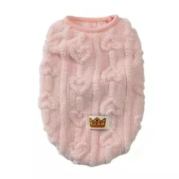 Флисовая одежда для маленьких собак, свитер, костюм для кошки, осенне-зимняя теплая рубашка для щенков, куртка для французского бульдога, чихуахуа, одежда для домашних животных XS серый